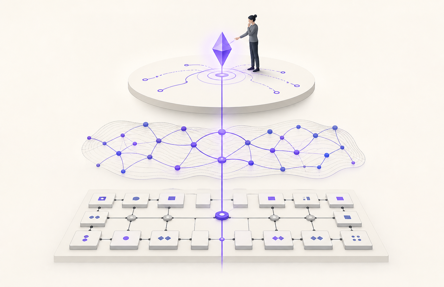 Conceptual design intelligence system connecting human judgement, knowledge and interface patterns.